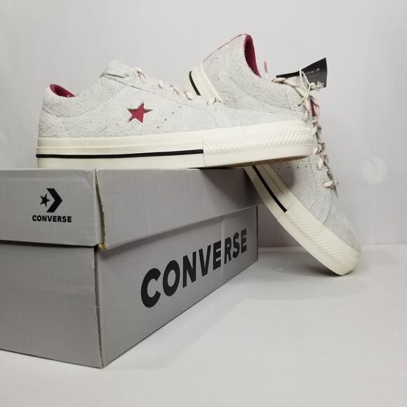 Converse Unisex One Star Pro Oxfords Women's Size 8 Barely Gray A10338C NWT - Picture 1 of 7